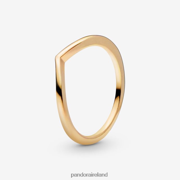 Pandora Polished Wishbone Ring F6PNJR560 Accessories Gold plated