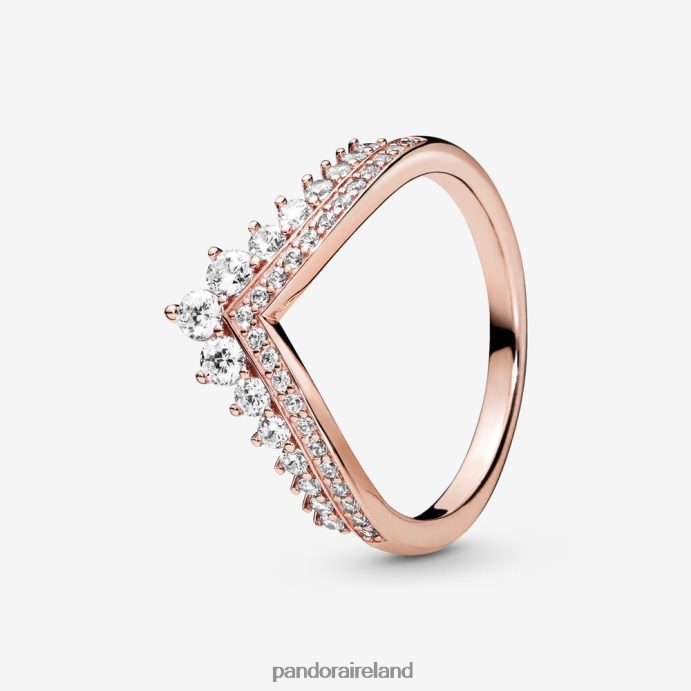 Pandora Princess Wishbone Ring F6PNJR554 Accessories Rose gold plated